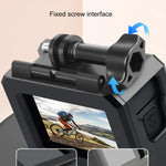 غطاء حماية إطار بلاستيكي ABS مع مشبك قاعدة وبرغي أساسي لـ GoPro HERO10 Black / HERO9 Black، إطار بلاستيكي ABS