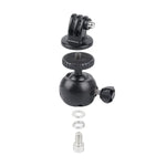حامل شفط للسيارة لكاميرات GoPro Hero11 Black / HERO10 Black / HERO9 Black / HERO8 Black /7 /6 /5 /5 Session /4 Session /4 /3+ /3 /2 /1، Xiaoyi وكاميرات الحركة الأخرى، الحجم: M، الحجم: M