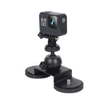 حامل شفط للسيارة لكاميرات GoPro Hero11 Black / HERO10 Black / HERO9 Black / HERO8 Black /7 /6 /5 /5 Session /4 Session /4 /3+ /3 /2 /1، Xiaoyi وكاميرات الحركة الأخرى، الحجم: M، الحجم: M