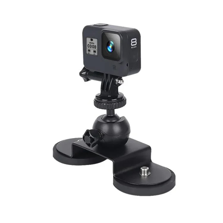 حامل شفط للسيارة لكاميرات GoPro Hero11 Black / HERO10 Black / HERO9 Black / HERO8 Black /7 /6 /5 /5 Session /4 Session /4 /3+ /3 /2 /1، Xiaoyi وكاميرات الحركة الأخرى، الحجم: M، الحجم: M