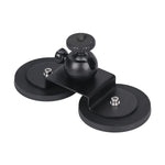 حامل قاعدة شفط للسيارة لكاميرات GoPro Hero11 Black / HERO10 Black / HERO9 Black / HERO8 Black /7 /6 /5 /5 Session /4 Session /4 /3+ /3 /2 /1، Xiaoyi وكاميرات الحركة الأخرى، الحجم: L، الحجم: L