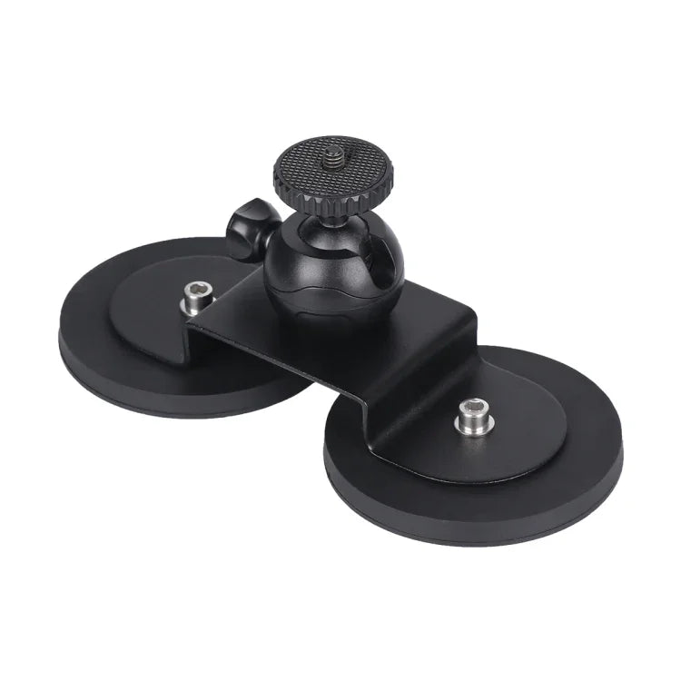 حامل قاعدة شفط للسيارة لكاميرات GoPro Hero11 Black / HERO10 Black / HERO9 Black / HERO8 Black /7 /6 /5 /5 Session /4 Session /4 /3+ /3 /2 /1، Xiaoyi وكاميرات الحركة الأخرى، الحجم: L، الحجم: L