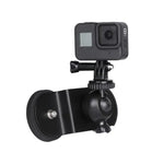 حامل قاعدة شفط للسيارة لكاميرات GoPro Hero11 Black / HERO10 Black / HERO9 Black / HERO8 Black /7 /6 /5 /5 Session /4 Session /4 /3+ /3 /2 /1، Xiaoyi وكاميرات الحركة الأخرى، الحجم: L، الحجم: L