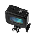 حافظة واقية مقاومة للماء حتى 50 متر مع مشبك وقاعدة تثبيت أساسية وبرغي لكاميرات GoPro HERO10 Black / HERO9 Black، حافظة مقاومة للماء حتى 50 متر