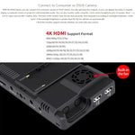 شاشة مراقبة ميدانية للكاميرا FEELWORLD LUT6 بدقة 1920x1080، 2600 نتس، 6 بوصة IPS، HDMI، تحكم باللمس، LUT6