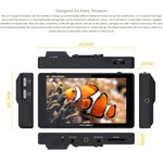 شاشة مراقبة ميدانية للكاميرا FEELWORLD LUT6 بدقة 1920x1080، 2600 نتس، 6 بوصة IPS، HDMI، تحكم باللمس، LUT6