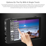 شاشة مراقبة ميدانية FEELWORLD LUT6S بدقة 1920x1080، 2600 نتس، 6 إنش IPS، HDMI، شاشة لمس 4K، SDI HDI، شاشة كاميرا، LUT6S