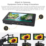شاشة مراقبة ميدانية FEELWORLD LUT6S بدقة 1920x1080، 2600 نتس، 6 إنش IPS، HDMI، شاشة لمس 4K، SDI HDI، شاشة كاميرا، LUT6S