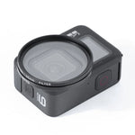 RUIGPRO لفلاتر عدسة UV بحجم 52 مم لكاميرات GoPro HERO10 Black / HERO9 Black مع حلقة محول فلتر وغطاء عدسة