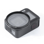فلتر عدسة CPL احترافي RUIGPRO بحجم 52مم مع حلقة محول فلتر وغطاء عدسة لكاميرات GoPro HERO10 Black / HERO9 Black