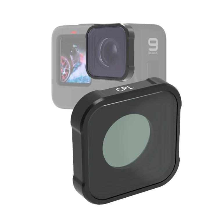 فلتر عدسة CPL من سلسلة JSR KB لكاميرات GoPro HERO13 Black /12 Black /11 Black /10 Black /9 Black، CPL