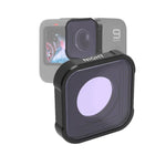 فلتر عدسة تقليل تلوث الضوء الليلي من سلسلة JSR KB لكاميرات GoPro HERO13 Black /12 Black /11 Black /10 Black /9 Black، NIGHT