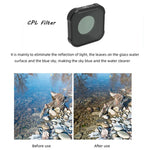 فلتر عدسة MCUV+CPL+ND8+ND16+ND32 من سلسلة JSR KB لكاميرات GoPro HERO13 Black /12 Black /11 Black /10 Black /9 Black، 5 في 1