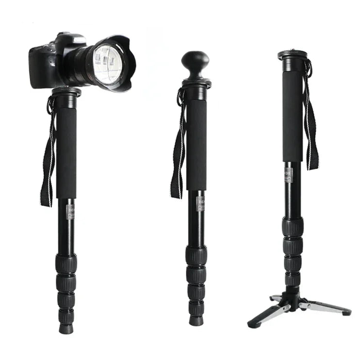 حامل أحادي من الألمنيوم محمول للسفر في الهواء الطلق لكاميرات DSLR من BEXIN MAS285، MAS285