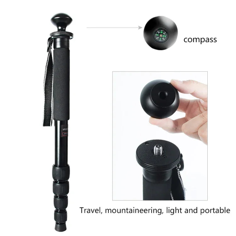 حامل أحادي من سبائك الألمنيوم لكاميرا DSLR للسفر في الهواء الطلق BEXIN MAS325، MAS325