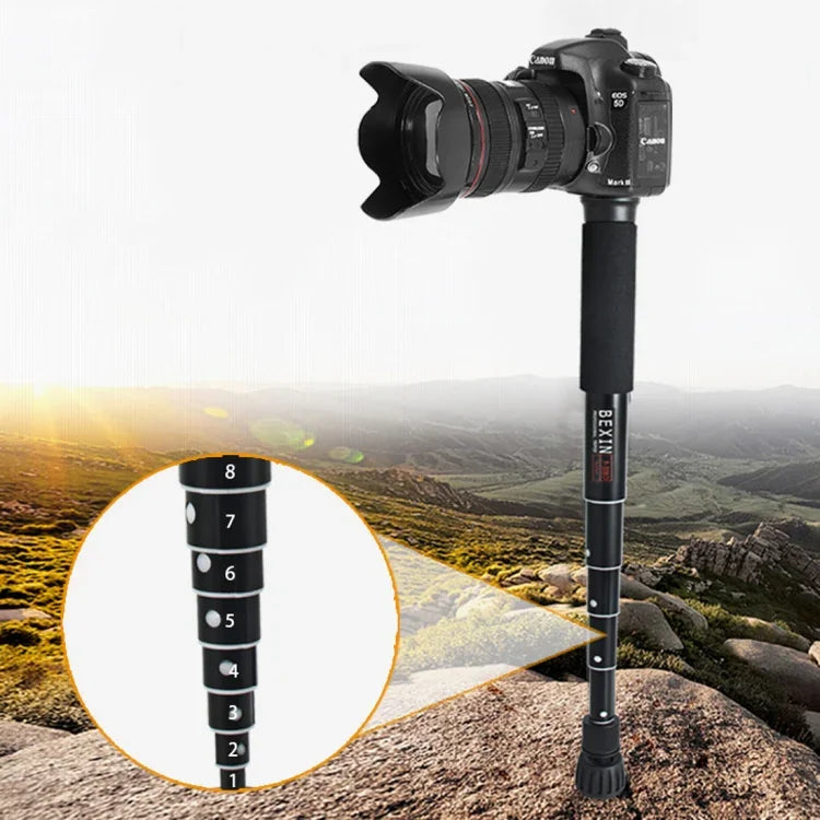 حامل أحادي من سبائك الألمنيوم لكاميرا DSLR محمولة للسفر في الهواء الطلق BEXIN P308D، P308D