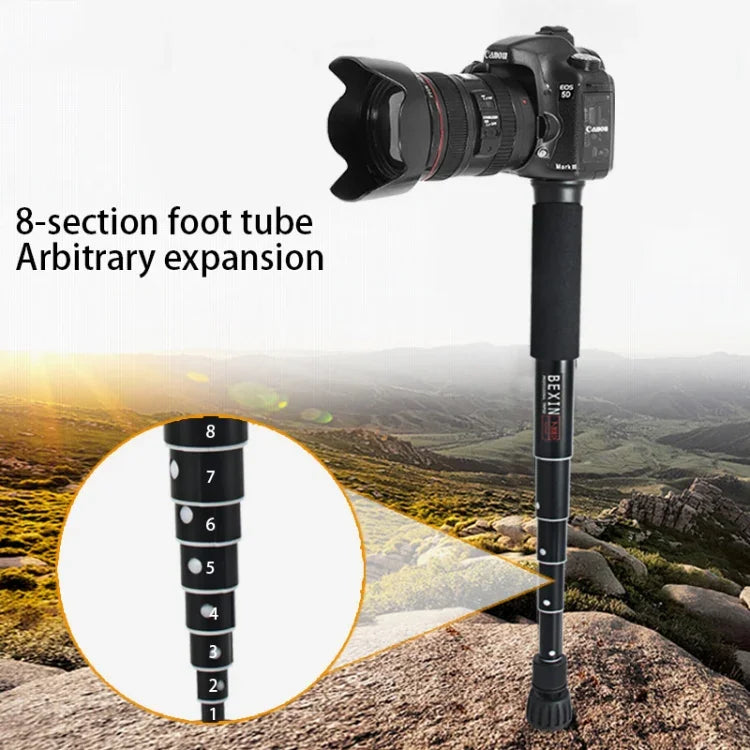 حامل أحادي من سبائك الألمنيوم لكاميرا DSLR محمولة للسفر في الهواء الطلق BEXIN P308D، P308D