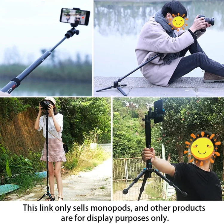حامل أحادي من سبائك الألمنيوم لكاميرا DSLR محمولة للسفر في الهواء الطلق BEXIN P308، P308