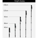 BEXIN MCS285 Portable Travel Outdoor DSLR Camera Carbon Fiber Monopod Holder, MCS285