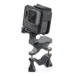حامل مقبض دراجة هوائية ودراجة نارية لتركيب كاميرات الحركة GoPro، Insta360، DJI وغيرها، GP433
