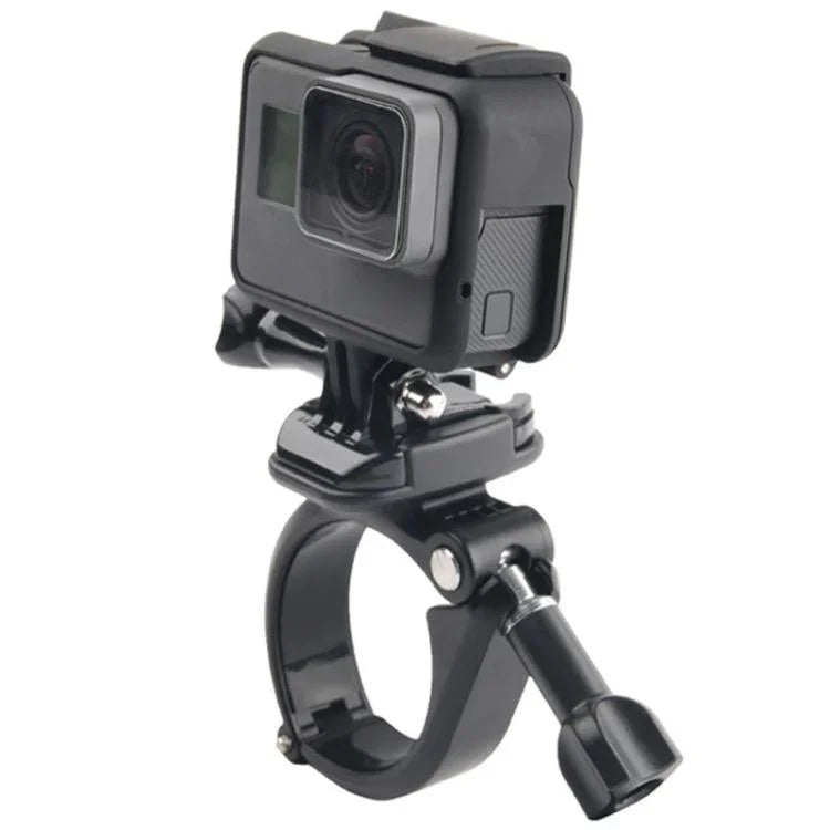 حامل تثبيت كبير الحجم لمقبض دراجة هوائية ودراجة نارية لتركيب كاميرات الحركة GoPro، Insta360، DJI وغيرها، GP434