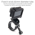 حامل تثبيت كبير الحجم لمقبض دراجة هوائية ودراجة نارية لتركيب كاميرات الحركة GoPro، Insta360، DJI وغيرها، GP434