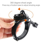 حامل تثبيت كبير الحجم لمقبض دراجة هوائية ودراجة نارية لتركيب كاميرات الحركة GoPro، Insta360، DJI وغيرها، GP434