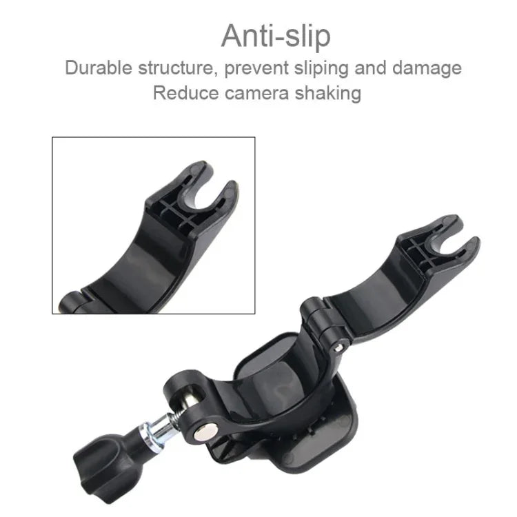حامل تثبيت صغير الحجم لمقود دراجة هوائية ودراجة نارية لكاميرات الحركة GoPro، Insta360، DJI وغيرها، GP435