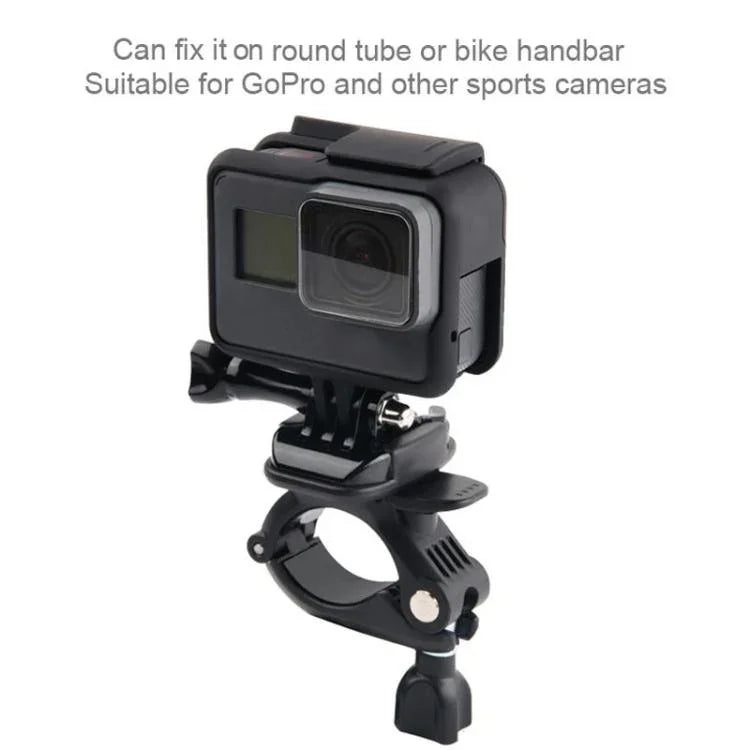 حامل تثبيت صغير الحجم لمقود دراجة هوائية ودراجة نارية لكاميرات الحركة GoPro، Insta360، DJI وغيرها، GP435