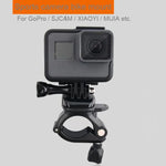 حامل تثبيت صغير الحجم لمقود دراجة هوائية ودراجة نارية لكاميرات الحركة GoPro، Insta360، DJI وغيرها، GP435