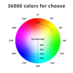 مصباح فيديو LED ملون RGB من LUXCeO مع تطبيق تحكم، درجة حرارة لون قابلة للتعديل، مقاوم للماء، ضوء تعبئة يدوي مع جهاز تحكم عن بُعد، P200 RGB