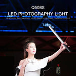 مصباح فيديو LED LUXCeO Q508S بدرجة حرارة لون مزدوجة 1000 لومن، ضوء تعبئة يدوي مع إضاءة فلاش، Q508S