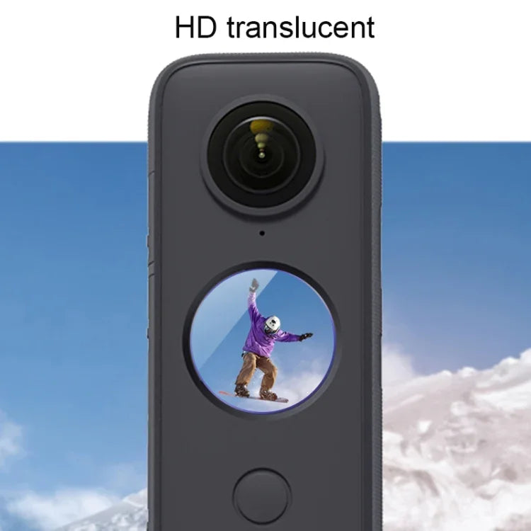 فيلم زجاج مقسى مقاوم للانفجار لكاميرا Insta360 One X2، لجهاز Insta360 One X2
