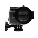 فلتر عدسة ماكرو 16X مقاس 58 مم لكاميرا GoPro HERO5 الرياضية مع قاعدة عدسة وحلقة محول وغطاء عدسة وحزام يد مضاد للفقدان وقماش تنظيف