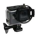 فلتر عدسة ماكرو 16X مقاس 58 مم لكاميرا GoPro HERO5 الرياضية مع قاعدة عدسة وحلقة محول وغطاء عدسة وحزام يد مضاد للفقدان وقماش تنظيف
