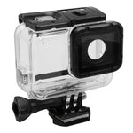 غطاء حماية هيكل هيكل عظمي لكاميرا GoPro HERO5 مع مشبك قاعدة أساسية وبرغي رصاصي، يحتاج لفك العدسة، مع مشبك قاعدة أساسية