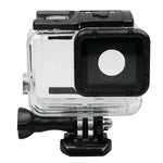 غطاء حماية هيكل هيكل عظمي لكاميرا GoPro HERO5 مع مشبك قاعدة أساسية وبرغي رصاصي، يحتاج لفك العدسة، مع مشبك قاعدة أساسية