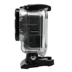 غطاء حماية هيكل هيكل عظمي لكاميرا GoPro HERO5 مع مشبك قاعدة أساسية وبرغي رصاصي، يحتاج لفك العدسة، مع مشبك قاعدة أساسية