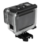 غطاء حماية هيكل هيكل عظمي لكاميرا GoPro HERO5 مع مشبك قاعدة أساسية وبرغي رصاصي، يحتاج لفك العدسة، مع مشبك قاعدة أساسية
