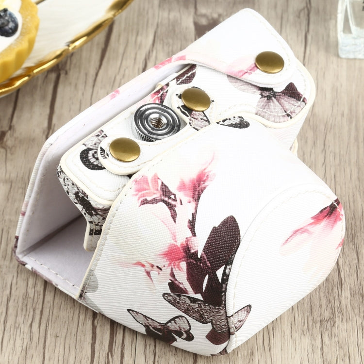 Flower Pattern PU Leather Camera Case for Sony A6000 / A6300 / A6400 / Nex 6