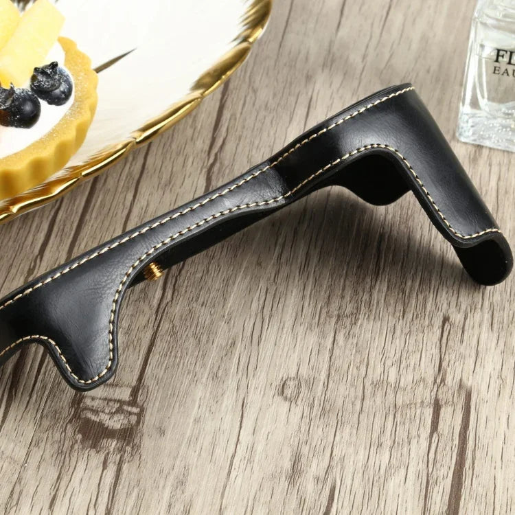 1/4 inch Thread PU Leather Camera Half Case Base for Canon EOS 90D, For Canon EOS 90D