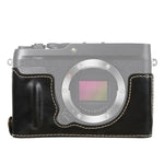 قاعدة نصف غطاء كاميرا من جلد PU بخيط 1/4 بوصة لـ FUJIFILM XE4، لـ FUJIFILM XE4
