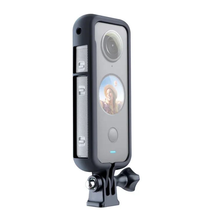 إطار حماية بلاستيكي للكاميرا مع قاعدة حامل ثلاثي الأرجل لجهاز Insta360 One X2، لجهاز Insta360 One X2