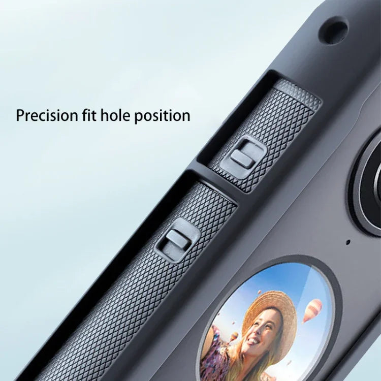 إطار حماية بلاستيكي للكاميرا مع قاعدة حامل ثلاثي الأرجل لجهاز Insta360 One X2، لجهاز Insta360 One X2