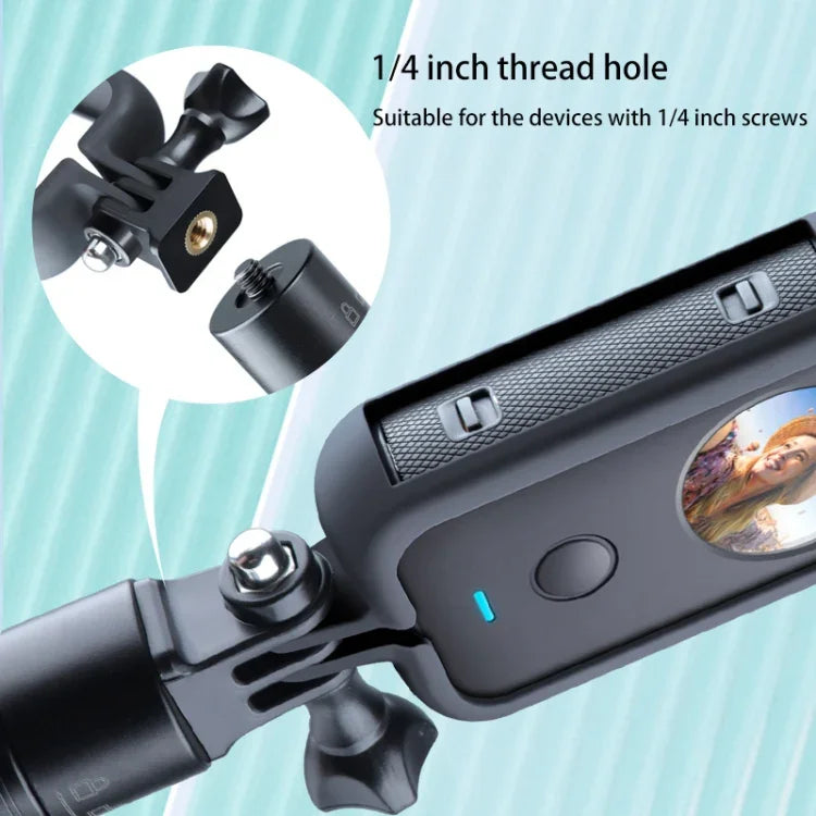 إطار حماية بلاستيكي للكاميرا مع قاعدة حامل ثلاثي الأرجل لجهاز Insta360 One X2، لجهاز Insta360 One X2