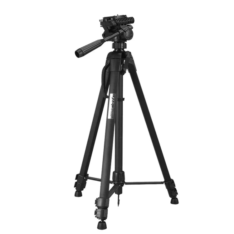 حامل ترايبود من الألمنيوم بثلاثة أقسام قابل للطي للبث المباشر، WeiFeng WT-3560