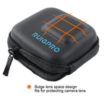علبة حماية تخزين EVA صغيرة فائقة من RUIGPRO لكاميرات GoPro Hero11 Black / HERO10 Black / HERO9 Black / HERO8 Black /7 /6 /5، لـ GoPro HERO7 /6 /5