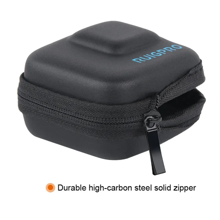 علبة حماية تخزين EVA صغيرة فائقة من RUIGPRO لكاميرات GoPro Hero11 Black / HERO10 Black / HERO9 Black / HERO8 Black /7 /6 /5، لـ GoPro HERO7 /6 /5