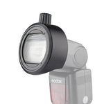 محول فلاش Godox S-R1 بشكل دائري لفلاشات Godox TT685 / V860II / V350 / TT600، S-R1
