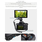 شاشة مراقبة ميدانية DSLR بقياس 5.5 بوصة FEELWORLD LUT5 فائقة السطوع 3000 نت تعمل باللمس، LUT5
